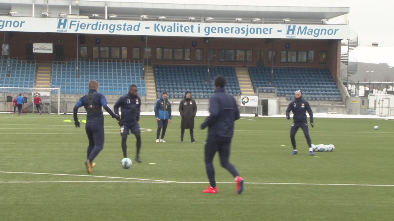 Første trening for Yacouba Sylla